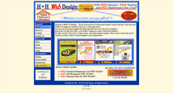 Desktop Screenshot of hhwebdesign.com
